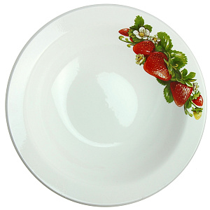 Миска Клубника Новая Кубаньфарфор, 20 см 000000000001068978