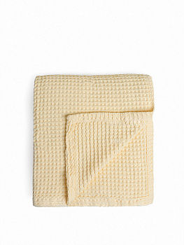 Покрывало 200x220см DE'NASTIA вафельное молочный хлопок 000000000001228487