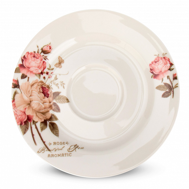Блюдце 15см ROSE фарфор DGY30-503-4RZ 000000000001221255