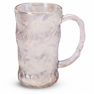 Кружка 330мл GARBO GLASS Лед высокая микс для холодных напитков жемчужная стекло 000000000001217332