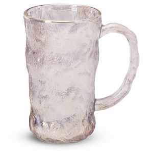 Кружка 330мл GARBO GLASS Лед высокая для холодных напитков жемчужная стекло 000000000001217332