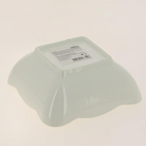 Салатник 700мл/16см ф.квадратКружево белоеSHD-012W 000000000001180993