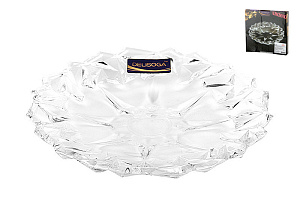 Блюдо сервировочное 18смгранение лед стекло,DSP2015-7 000000000001193559