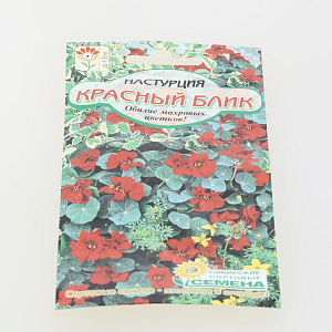 Семена Настурция Красный блик большая 1гр. до 150см (ссс) ЛИДЕР ПРОДАЖ! СС011546 пакет 000000000001183931