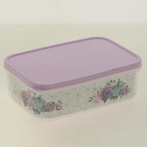 Емкость для хранения продуктов 1л Amore прямоугольная 8 марта Giaretti. Подходят для микроволновой печи. GR1850МР 000000000001195191