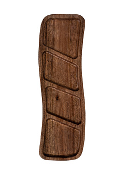 Менажница 12x40x2см DE'NASTIA прямоугольная дерево акация 000000000001216975