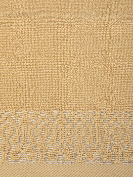 Полотенце махровое 30х60см LUCKY Итальянский бордюр капучино хлопок 100% 000000000001225074