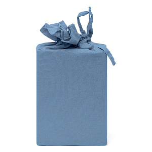 Проcтыня 250x220см DE'NASTIA синяя бязь 100%хлопок 000000000001208093