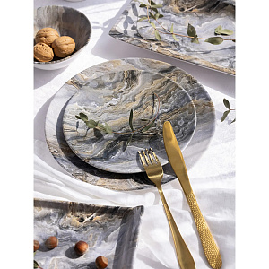 Тарелка обеденная 26см LUCKY Оникс керамика 000000000001212002