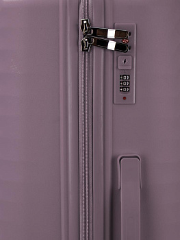 Чемодан на колесах L (48х30х75см) ромб фиолетовый PP 000000000001226551