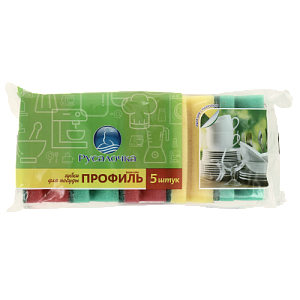 Губки д/посуды Русалочка 5шт 071153 000000000001152546