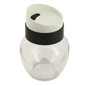 Диспенсер для соли/перца370млFACKELMANN Style 3отверстия поворотная крышкаСтекло 000000000001194392