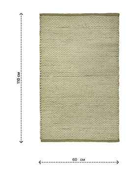 Коврик универсальный 60х110см LUCKY шиншила в ассортименте полиэстр/хлопок 000000000001225688