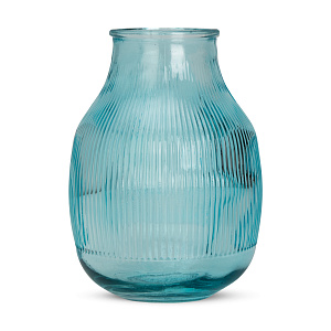 Ваза 18см Гроссето синяя стекло 000000000001220743