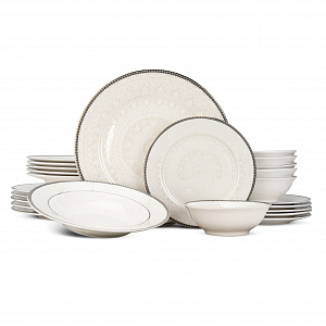 Набор столовой посуды 24 предмета Арабески фарфор 000000000001221470
