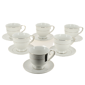 Набор чайный 12 предметов (чашка 260мл-6шт/блюдце-6шт) BALSFORD Астерия подарочная упаковка фарфор 000000000001200555