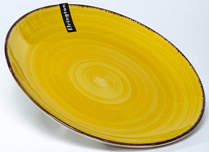 Тарелка десертная 19см ELRINGTON АЭРОГРАФ Медовый мелкая керамика 000000000001211171