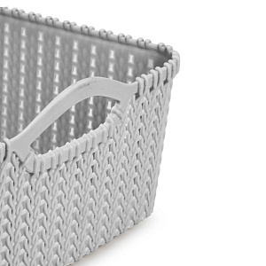 Лоток для хранения 29х22,5х12см серый пластик 000000000001177283