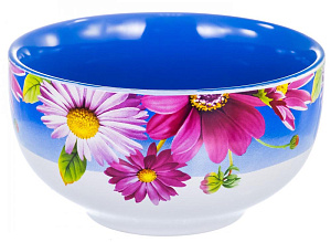 Салатник керамика 560мл Калейдоскоп Герберы Elrington 111-09008 000000000001200571