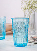 ROMANTIC Набор стаканов 4шт 340мл голубой BORMIOLI ROCCO стекло