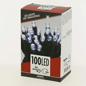 Эл.гирлянда 100LED 5м белый свет AX8721010 000000000001182091