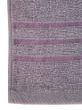 Полотенце махровое 50х90см СОФТИ бордюр 3 полоски лиловый хлопок 100% 000000000001215912