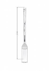 Набор вилок 2шт LUCKY мраморная ручка нержавеющая сталь ABS пластик 000000000001210808