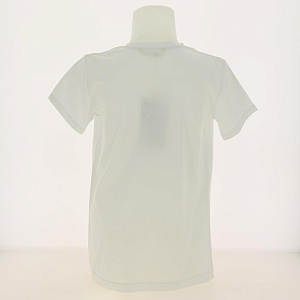 Футболка для мальчика DE'NASTIA трикотаж 128 (7-8лет) белый 100%Хлопок I000142 000000000001178258