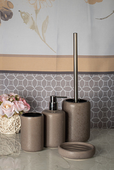 Дозатор для жидкого мыла 8,5х8,5х18см PRIMANOVA Noble керамика 000000000001216273