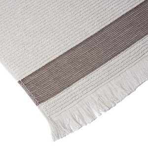 Полотенце махровое 50х90см СОФТИ Гармошка серый хлопок 100% 000000000001213295