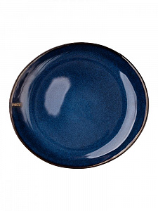 Тарелка обеденная 27см DE'NASTIA большая синий керамика 000000000001210838