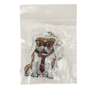 Брелок-фонарь электр Собака с галстук(4,7x6,7см)со светодиодной лампой арт.44388 000000000001183509