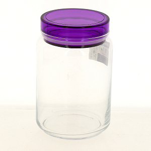 COLORLICIOUS Банка д/сыпучих 1л с фиолет крышкой L8343 000000000001182534