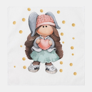 Набор носовых платков Крошка Я "Принцесса Тиффани" 25х25-8шт, пл.65г/м2, 100% хлопок 4995542 000000000001200243