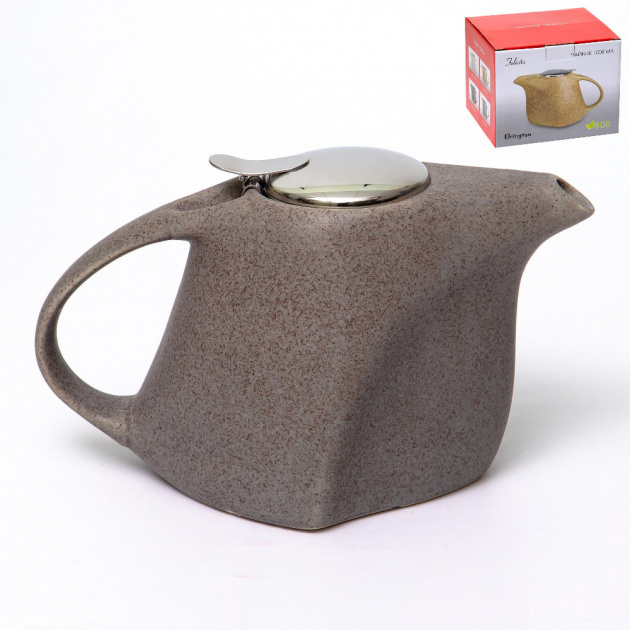 Чайник 1000мл с фильтром,сливовый,крошка,подарочная упаковка,109-06016 000000000001177825