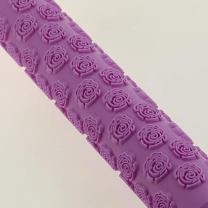 Скалка фигурная Розы 37*5см, рабочая часть 25см DA80-272. Изготовлено из пластмассы (полипропилен). 000000000001190148