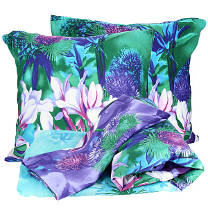 Комплект постельного белья Био Павлина, 1.5 спальный, 2 наволочки 70х70 см, бязь 000000000001138814