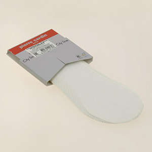 Подследники жен Pierre Cardin LSW 1918 белый. Мелкая перфорация. Силиконовая фиксация по краю(состав:95%х/б, 5%эластан) 000000000001198250