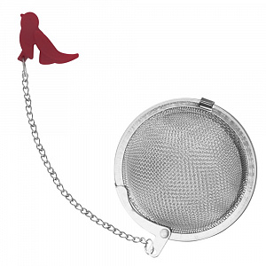 Ситечко Мультидом Птичка применяется для заваривания чая и различных трав непосредственно в чайной посуде. Изготовлено из нержавеющей стали 000000000001205162