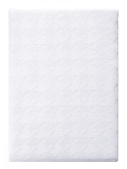 Пододеяльник 175x210см DE'NASTIA гусиная лапка белый жаккард сатин хлопок 100% 000000000001217231