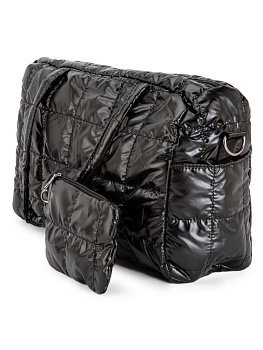 Сумка женская 2в1 35х24х15см стеганная черный полиэстер 000000000001229457