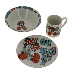 Набор детский посуды 3 предмета STOR Минни №6 керамика 265395/78265 000000000001193166