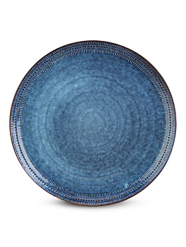 Тарелка обеденная 28см синий керамика 000000000001227200