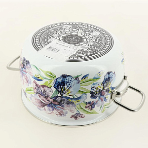 Кастрюля 4л VITROSS Iris глубокая сферическая форма эмалированная сталь 000000000001206238