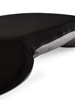 Подушка 41х29см для спины серая с эффектом памяти пена полиэстер 000000000001228541