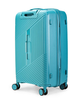 Чемодан на колесах L (48х30х75см) полосы индиго PP 000000000001226560