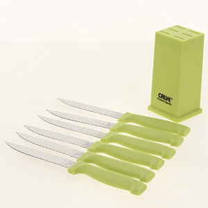 Набор ножей 7 предметов CALVE с подставкой 000000000001112509