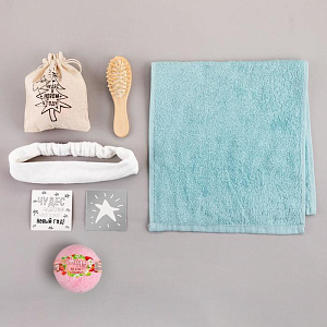 Набор подарочный "Чудес в Новом году" полотенце и аксессуары (4 предмета) 5047371 000000000001202327