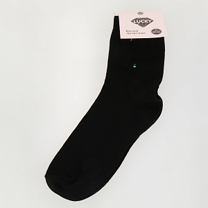 Носки мужские р.27(41-42) LUCKY ОФИС черный 85%хлопок/15%полиэстер 000000000001212173