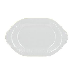 Овальное блюдо Золотая отводка Porcelaine Czech Gold Hands, 39 см 000000000001136243